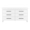Tuhome Hms 6 Drawer Double Dresser, Four Legs, Superior Top, White CLB5980 - alternate 8